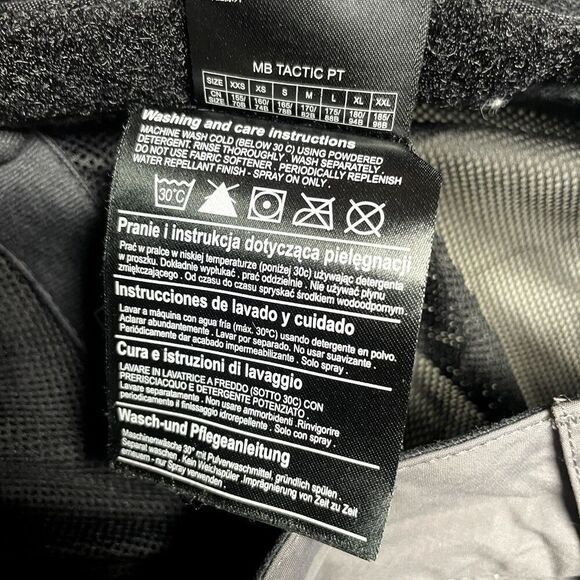 Burton Tactic Snowboards Ski Pants Men's M Gray Vented Pockets Adjustable Waist - Picture 5 of 12